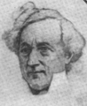 Drawn portrait of John Young, the founder of Youngstown, Ohio