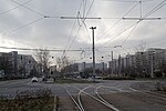 Prohliser Allee aus Richtung Albert-Wolf-Platz