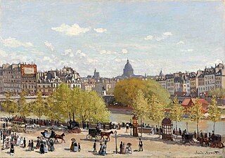 Claude Monet, Quai du Louvre (1867), Mauritshuis (Den Haag).