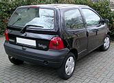 1998–2000 Twingo, achterzijde