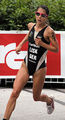 Ricarda Lisk at the World Championship Series triathlon in Kitzbuhel, 2010.