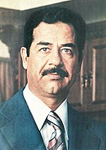 Miniatura Saddam Husajn