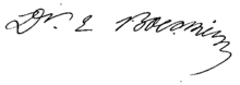 Signature de Eugène Boeckel