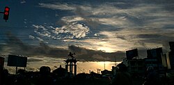 Monumen simpang lima Ratu Samban Bengkulu