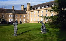 The lawn at St Mary's College, the first of the Hill colleges St Mary's College Lawn.jpg