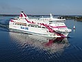 Silja Linen M/S Baltic Princess liikennöi iltalähdöllä Turusta Långnäsin kautta Tukholmaan.