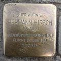 Stolperstein Göttingen Weender Landstraße 12 Hermann Hirsch