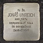 Stolperstein für Jonas Unreich