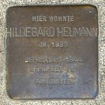 Stolperstein für Hildegard Heumann (Am Pleidenturm 6)