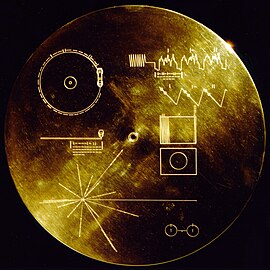 Золотая пластинка «Вояджера» (1977)