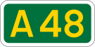 A48 road shield