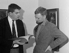 Göran Söderström (till höger) och Ulf Linde, 1960.