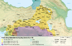 Urartu during Sarduri II, 743 BC