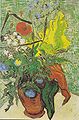 Vincent van Gogh: Feldblumen und Disteln in einer Vase, 1890