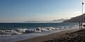 Riviera di Ponente vista dalla spiaggia di Varigotti