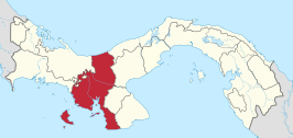 Kaart van Veraguas
