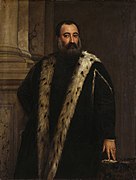 『ジローラモ・コンタリーニ提督の肖像』1570年ごろ アルテ・マイスター絵画館所蔵[9]