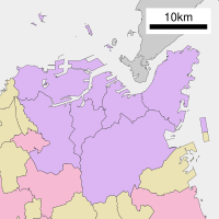 Seven wards of Kitakyushu.