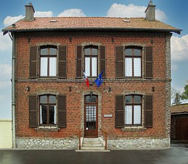The town hall of Widehem