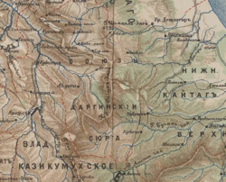 Akusha-Dargo union in 19th century