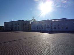Stadshuset i Poronajsk.
