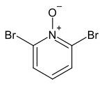 Strukturformel von 2,6-Dibrompyridin-N-oxid