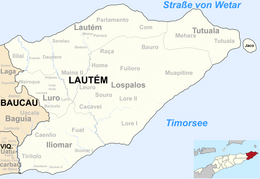 Lautém – Mappa