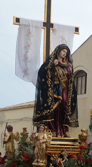 Addolorata, Processione Venerdì Santo