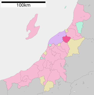 阿賀野市位置図