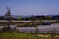 Ausblick am Jagdschloss Platte ca. 1970