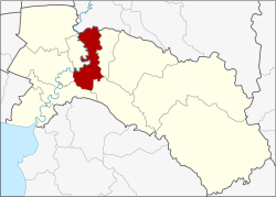 District location in Chachoengsao province