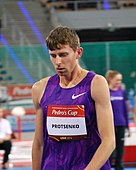 Andrij Prozenko Rang elf mit 2,22 m