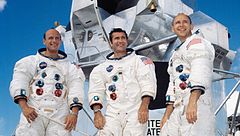 Portrét posádky Apolla 12 (zleva: Conrad, Gordon a Bean)