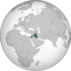 Położenie Arabskiej Federacji Iraku i Jordanii