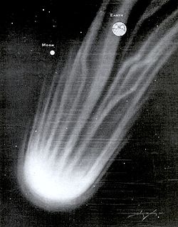 1921年に描かれたポンス・ヴィネッケ彗星