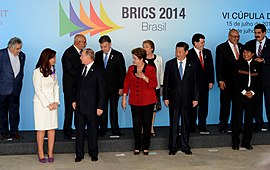 presidenten van de BRICS-landen