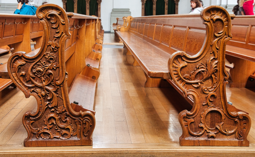 2 Bankwangen in der Stiftskirche St. Gallen