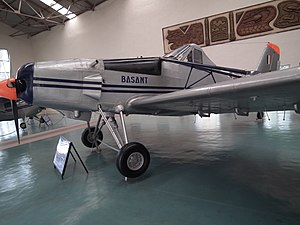 HAL Basant vystavený v indickém leteckém muzeu v Novém Dillí