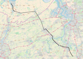 Spoorlijn 54 Mechelen - Terneuzen op de kaart