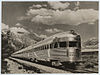 Burlington promotional photo of the new Denver Zephyr 10-car train