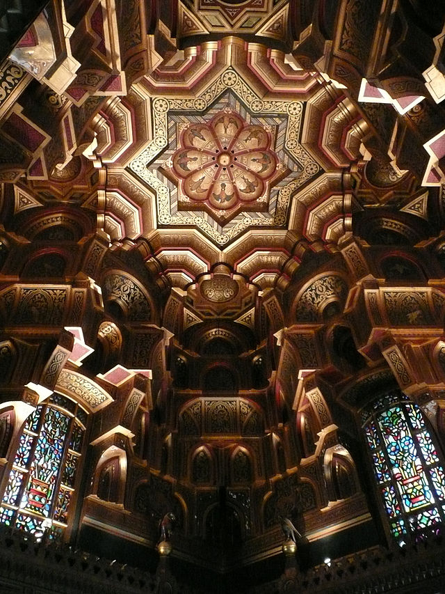 Ceiling of the Arab Room, Cardiff Castle