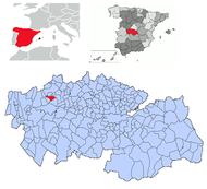 Cervera de los Montes: situs