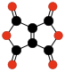 Chemfm ethylenetetracarboxylic dianhydride.svg