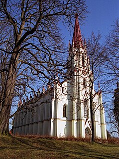 Église Saint-Laurent à Chrastava.