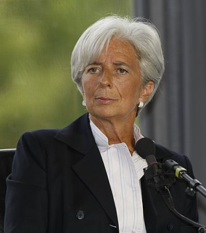 Français : Christine Lagarde à l'Université d'...