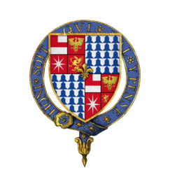 Coat of arms of Sir Edward Woodville, Lord Scales, KG.png
