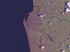 Colombo aus dem Weltraum gesehen