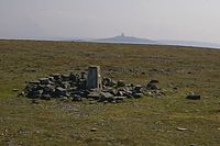 The Summit of Cross Fell, the highest point of the Pennines