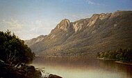 デイヴィッド・ジョンソン (1827-1908), Eagle Cliff, Franconia Notch, New Hampshire, 1864