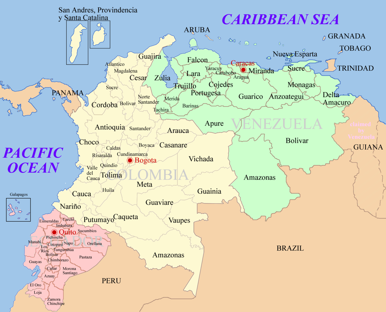 Colombia Map